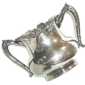 Reed Barton Silverplate Sugar Bowl Gilt 3515